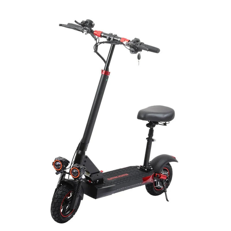 Elsparkcyklar med sadel