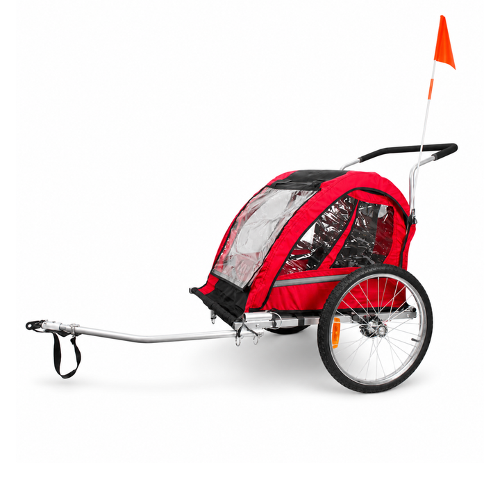 Smart BT511 cykelvagn för barn sedd från sidan