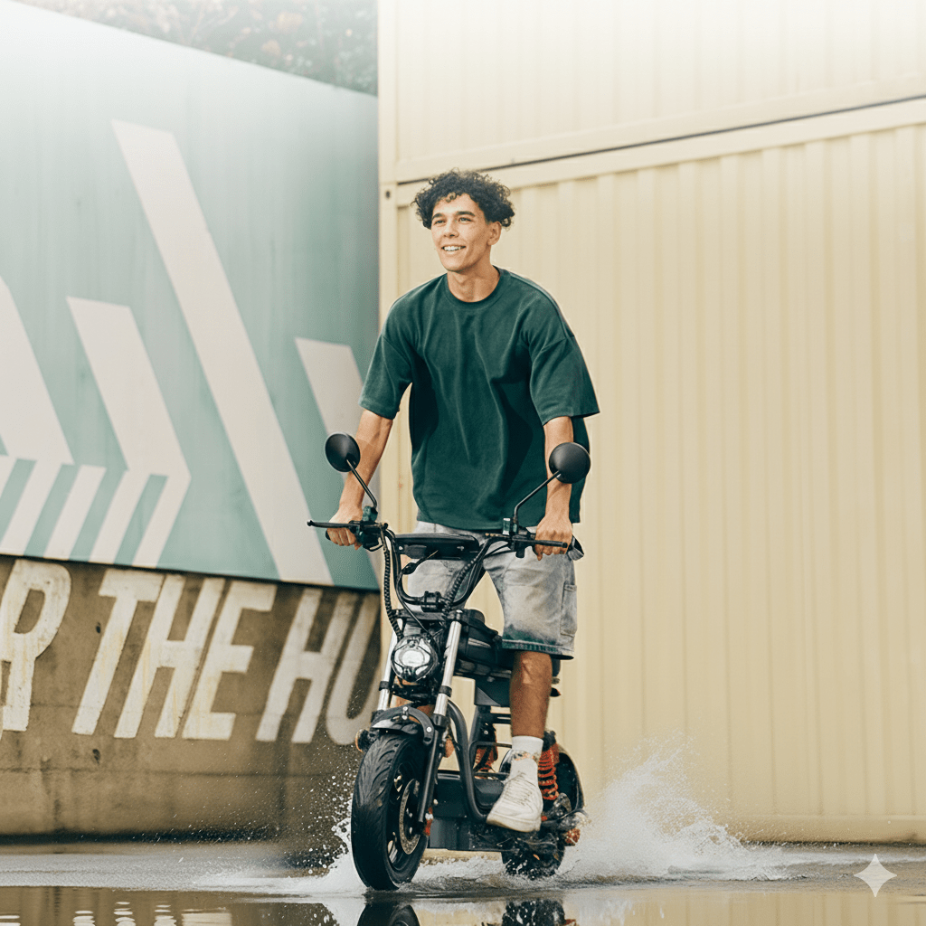 iScooter DX5 - Elsparkcykel - Wheelyshop