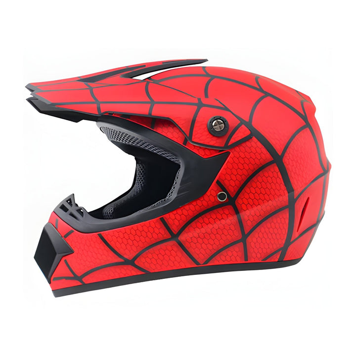 Smart hjälm Spider-Man Edition, sedd från sidan