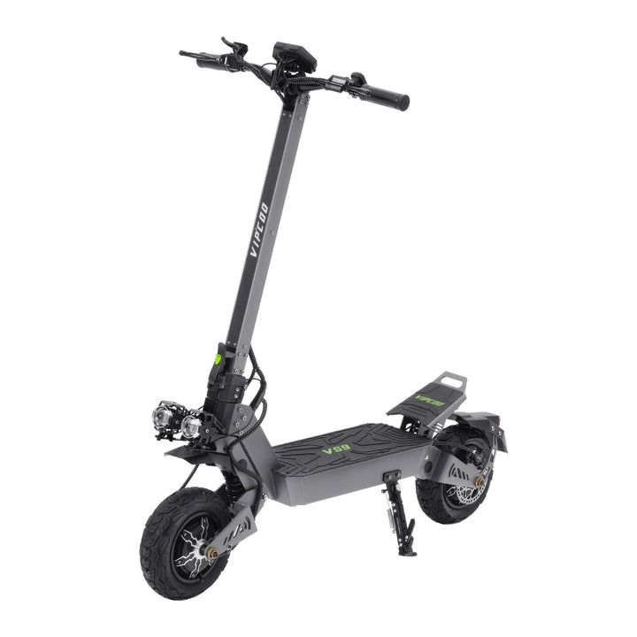VIPCOO VS9 elsparkcykel snett framifrån