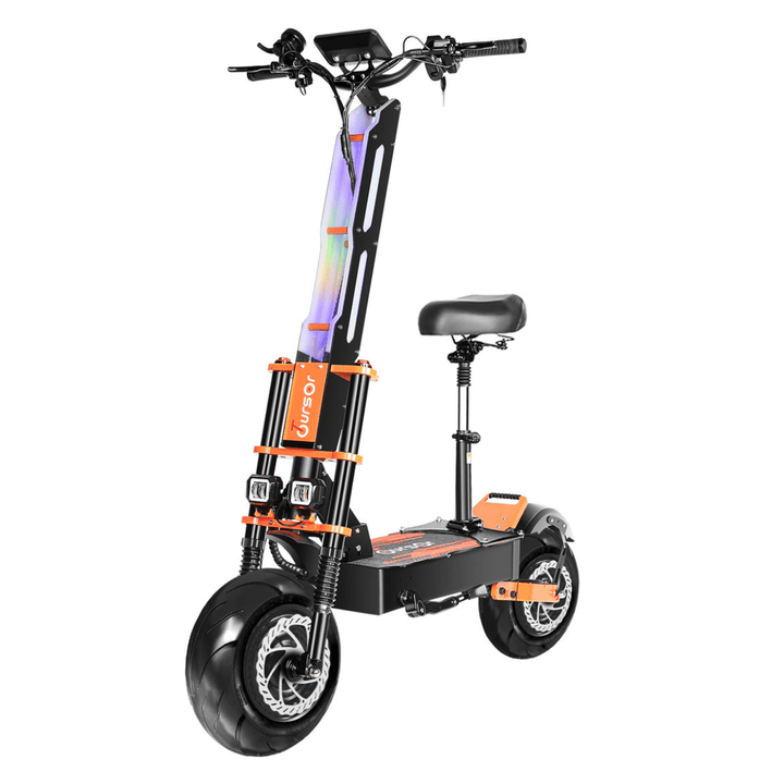 Wheely X8P elsparkcykel snett framifrån