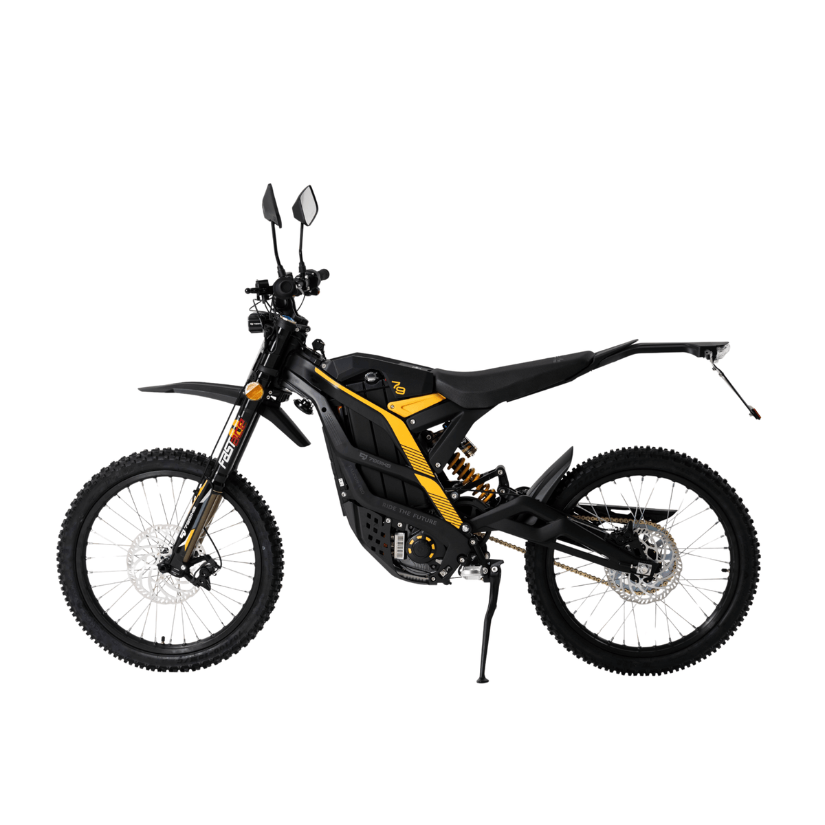 79BIKE Falcon Pro RL el-cross sedd från sidan i färgen svart