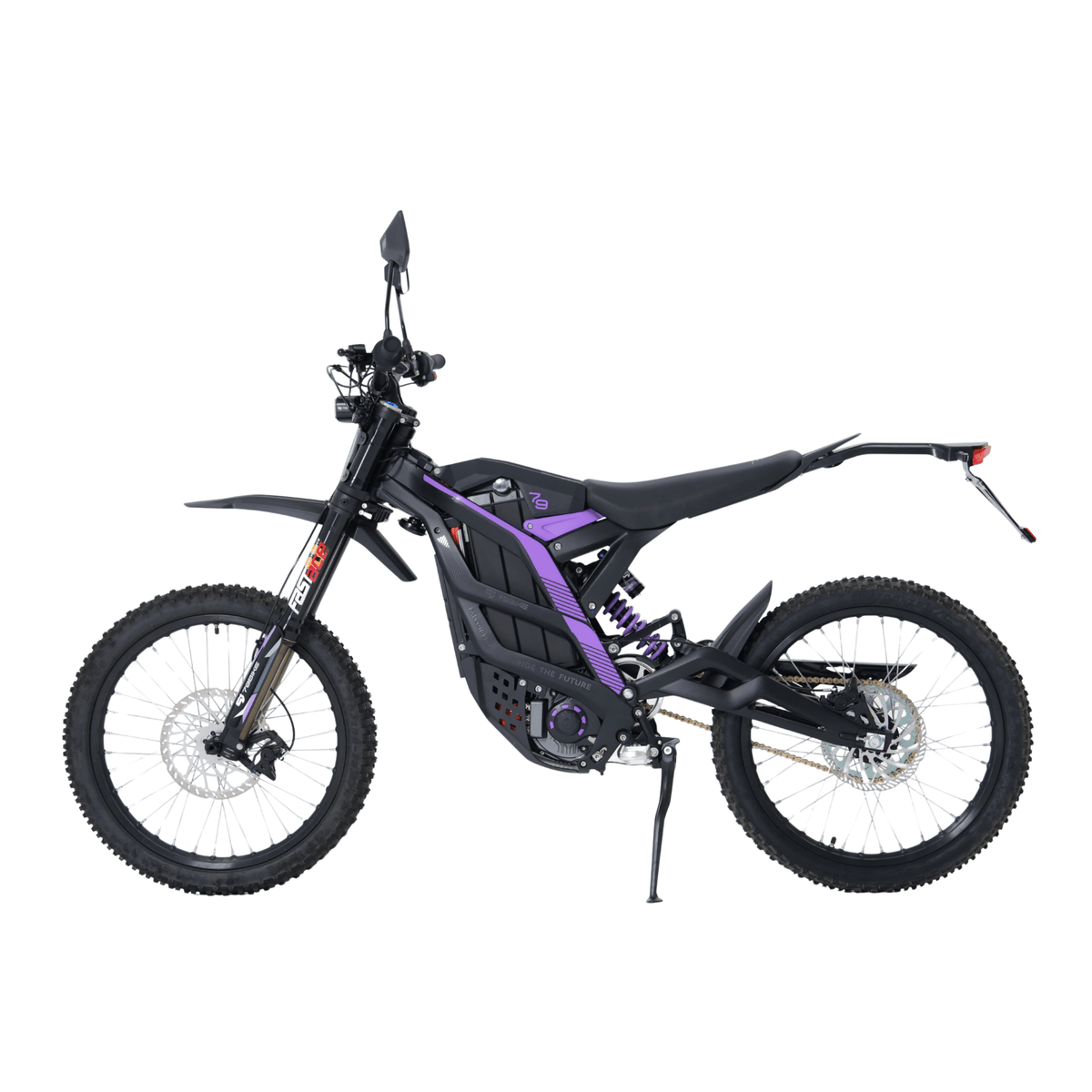 79BIKE Falcon Pro RL el-cross sedd från sidan i färgen lila