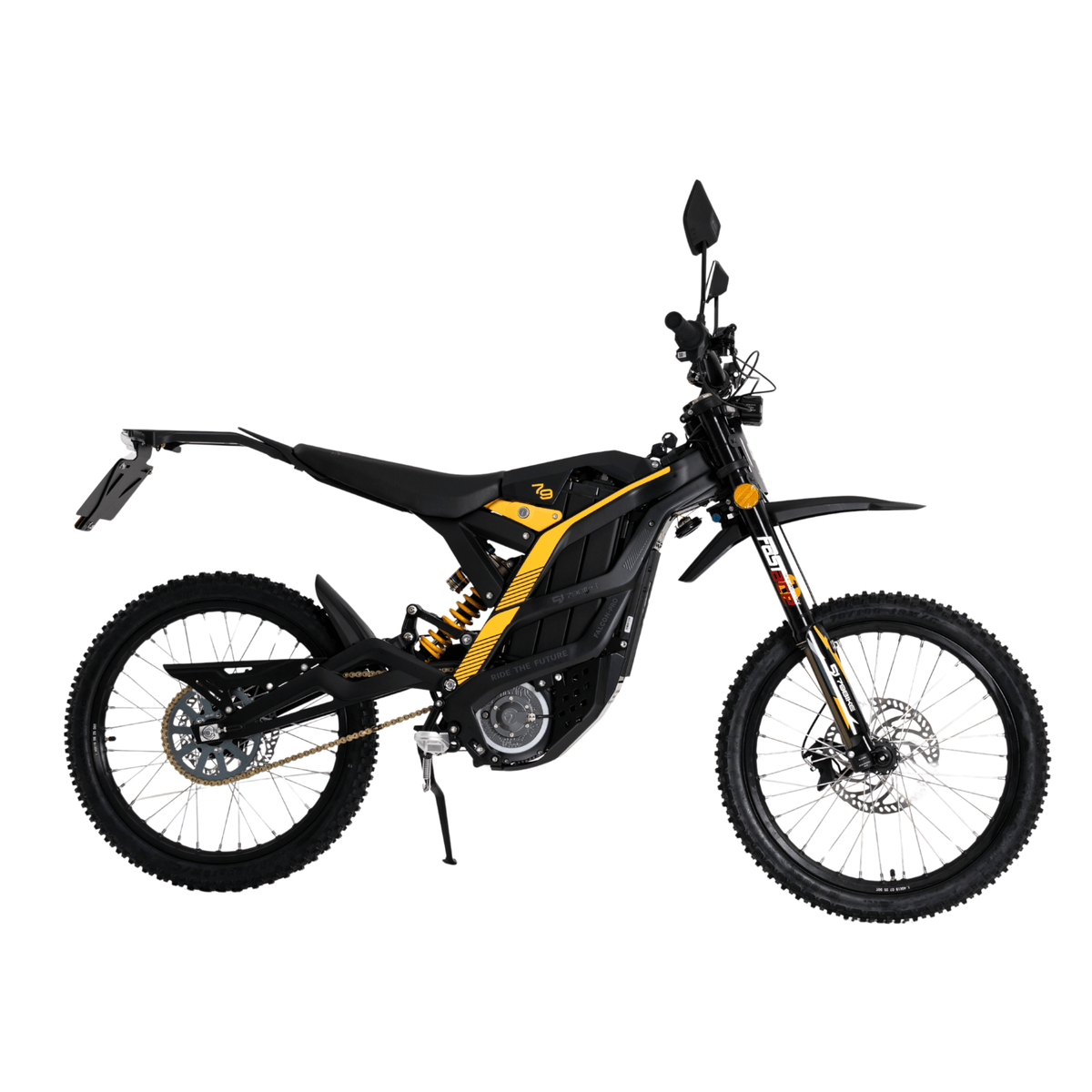 79BIKE Falcon Pro RL el-cross sedd från sidan i färgen svart