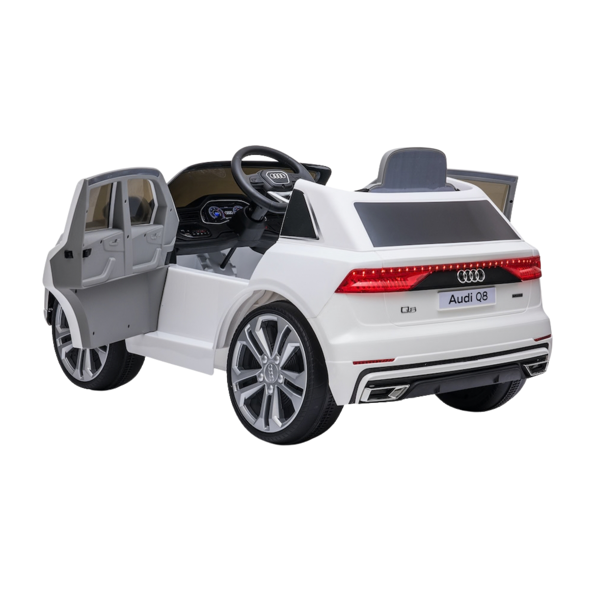 Elbil för barn Audi Q8 med laddtid 8-12 h – Wheelyshop