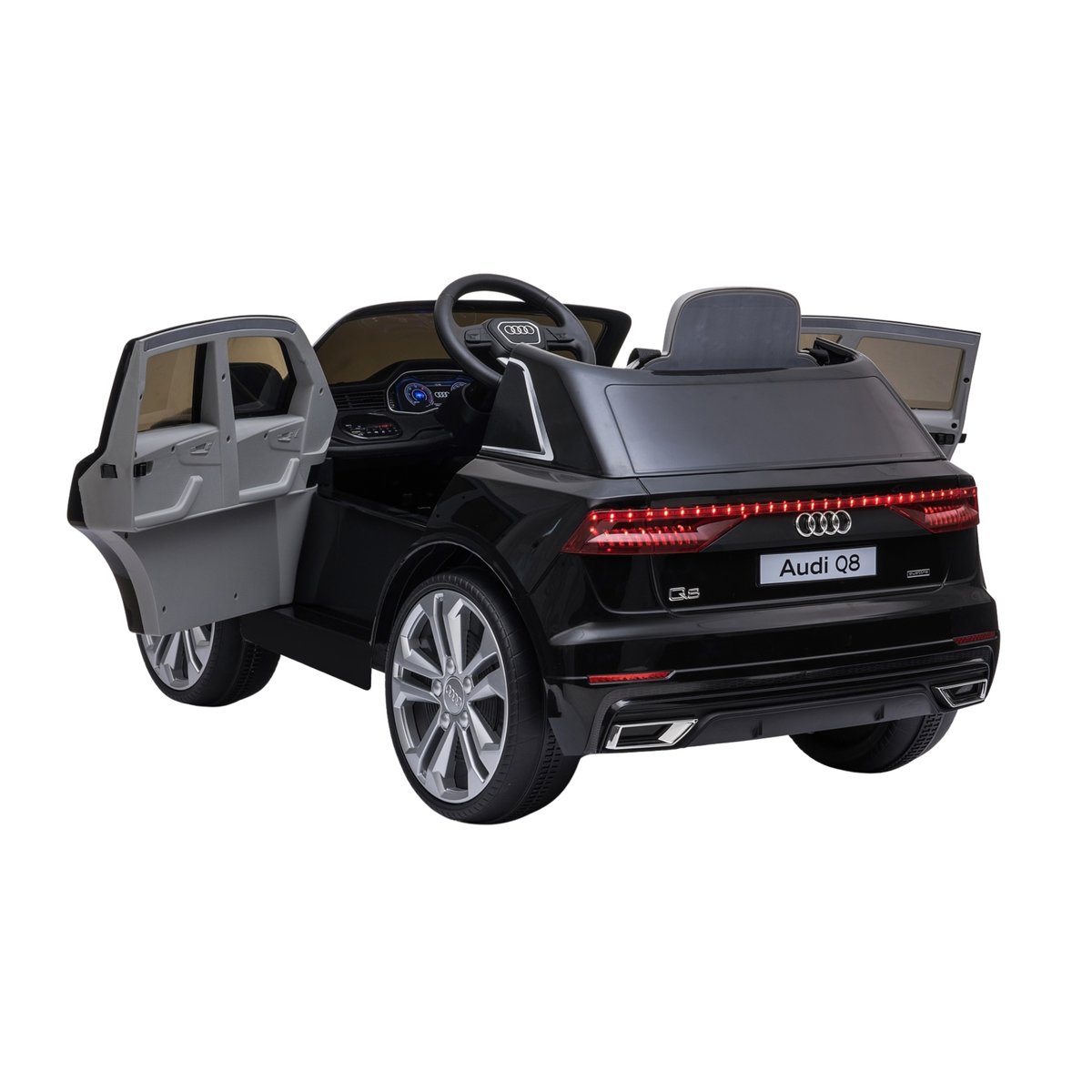 Elbil för barn Audi Q8 med en vikt på 21 kg – Wheelyshop