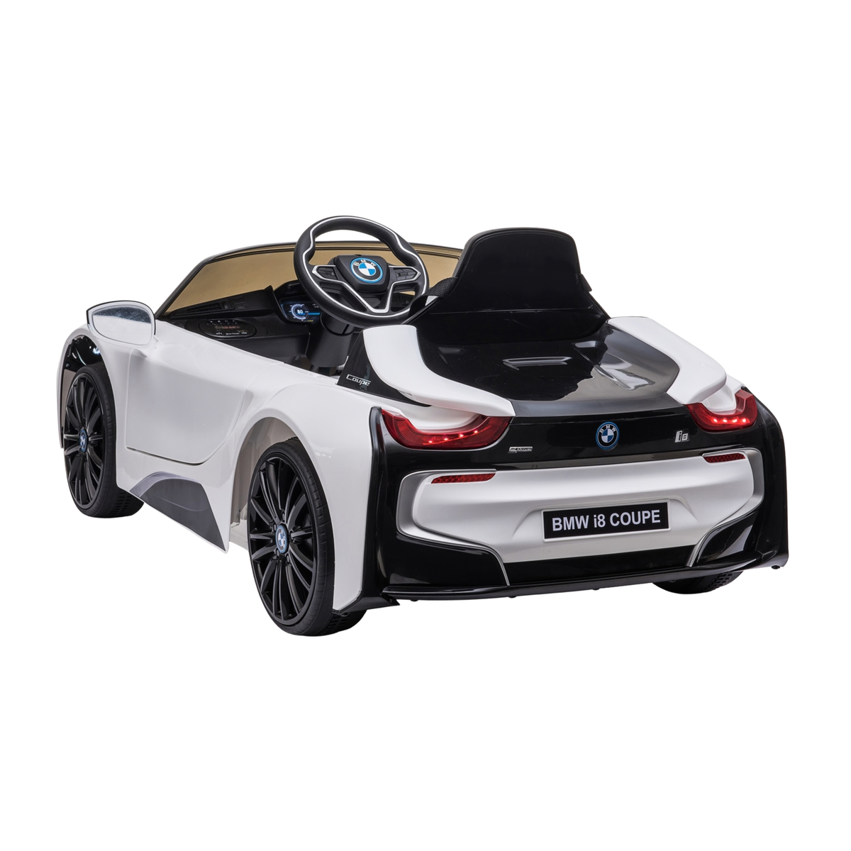Elbil för barn BMW i8 Coupe med solida däck – Wheelyshop