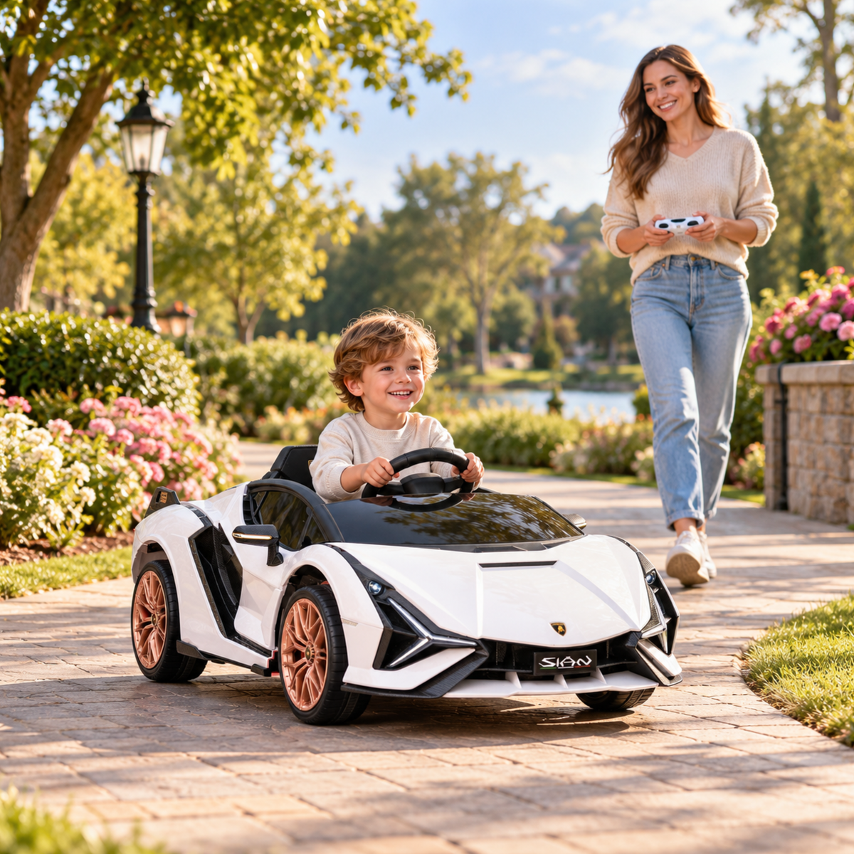 Elbil för barn Lamborghini Sian - Wheelyshop