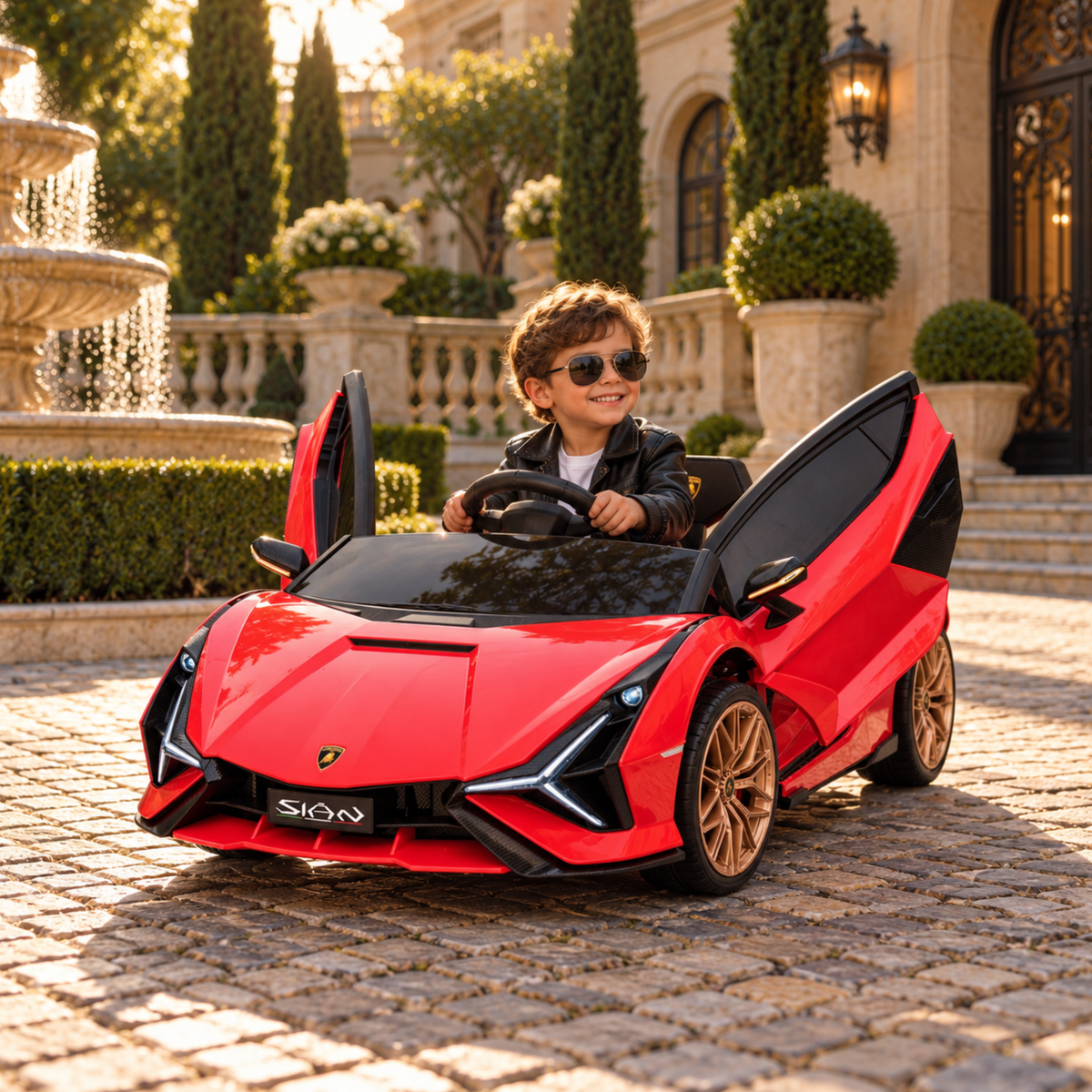 Elbil för barn Lamborghini Sian - Wheelyshop