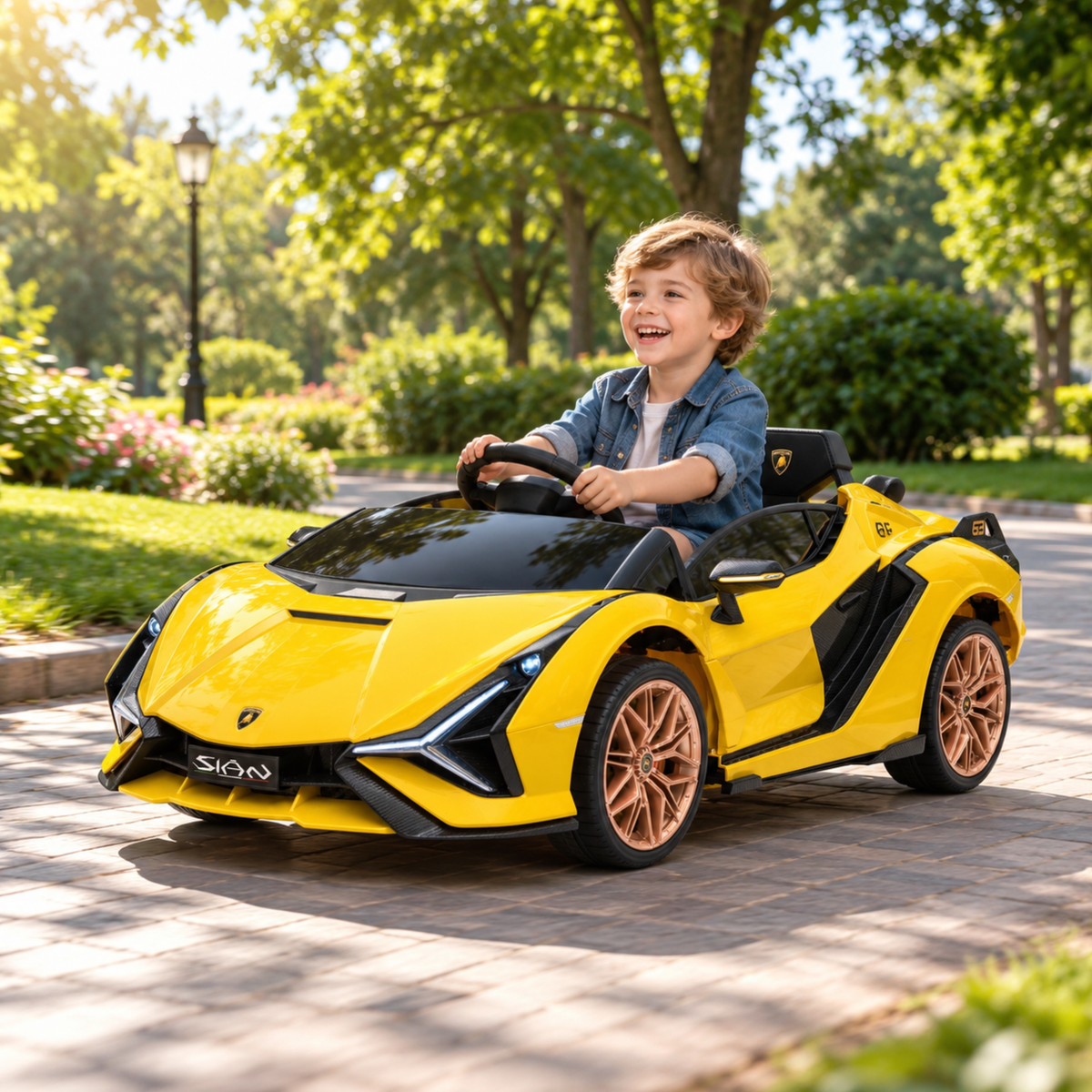 Elbil för barn Lamborghini Sian - Wheelyshop