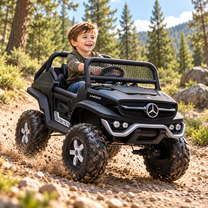 Elbil för barn Mercedes Benz Unimog Truck - Wheelyshop