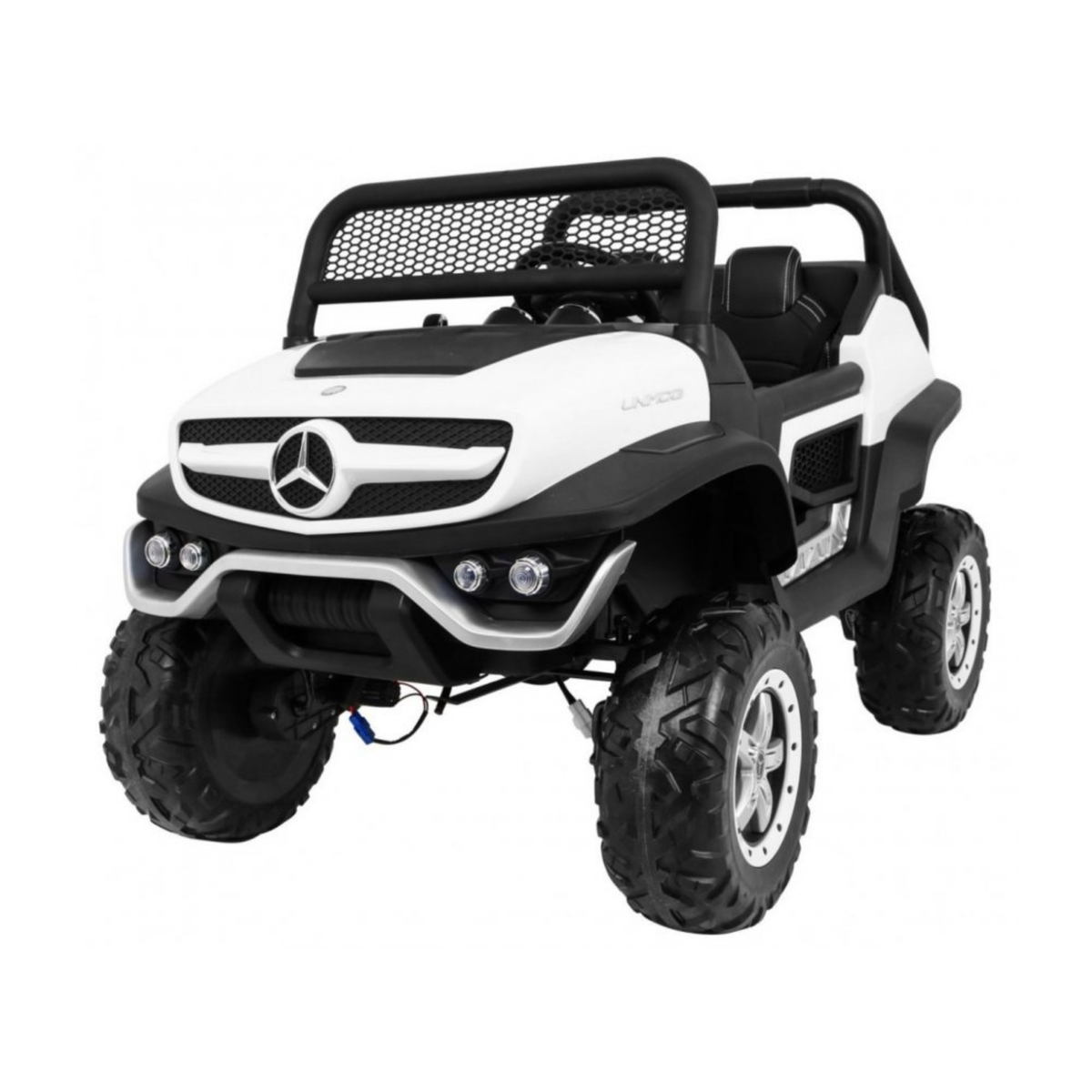 Elbil för barn Mercedes Benz Unimog Truck med punkteringsfria däck – Wheelyshop