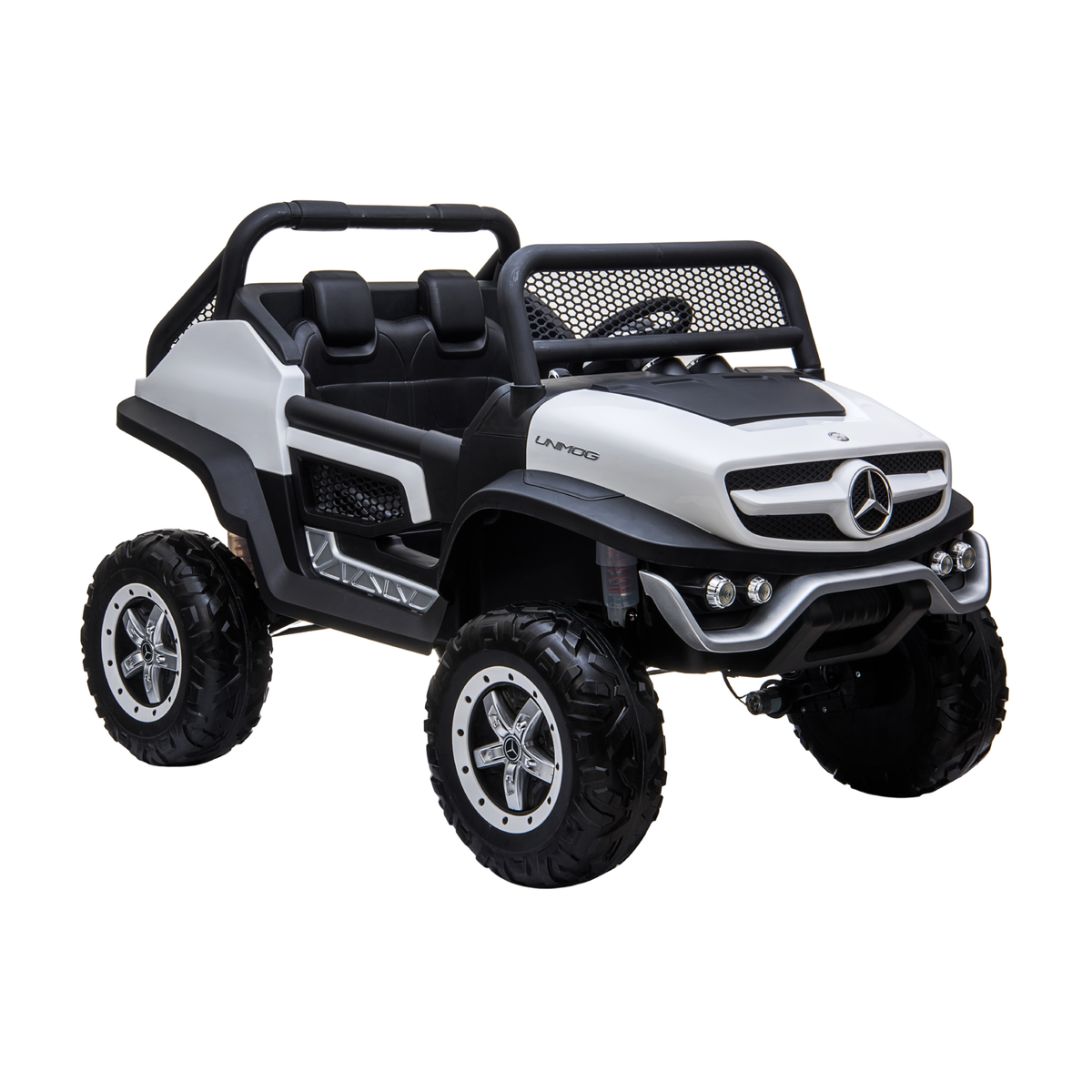 Elbil för barn Mercedes Benz Unimog Truck med en vikt på 23,3 kg – Wheelyshop