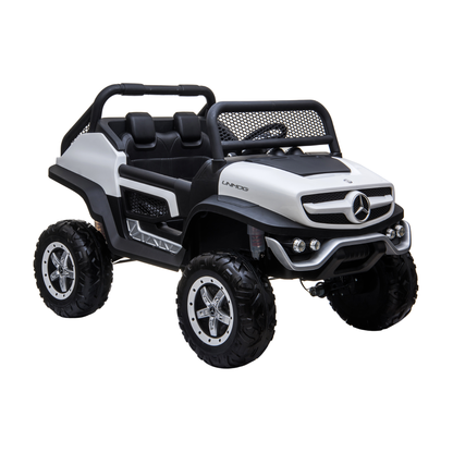 Elbil för barn Mercedes Benz Unimog Truck med en vikt på 23,3 kg – Wheelyshop
