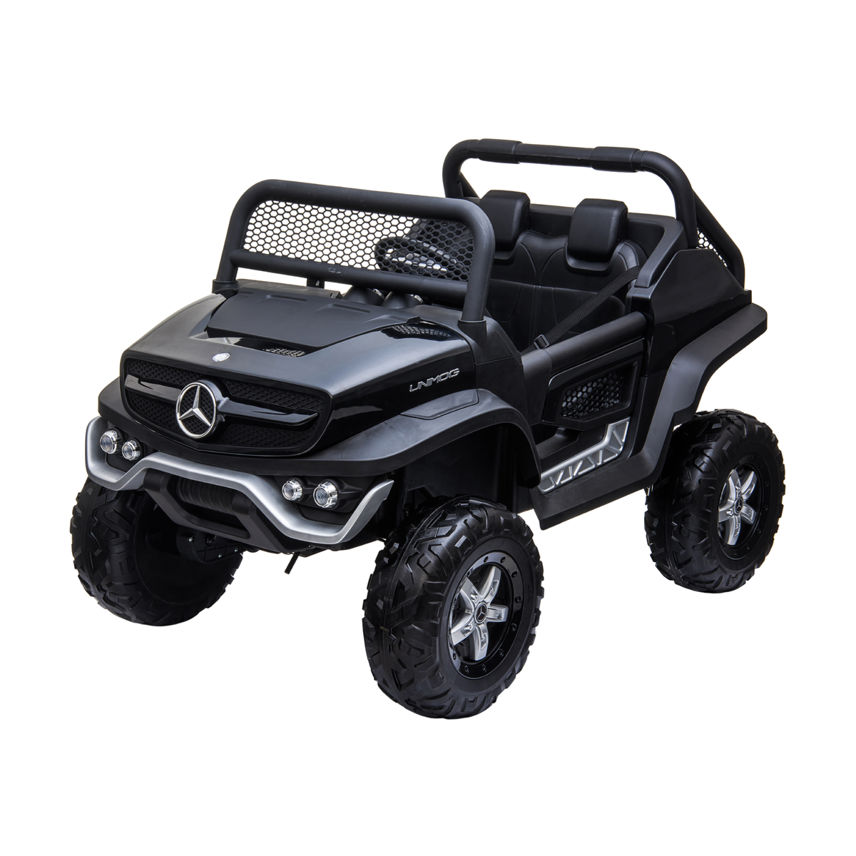 Elbil för barn Mercedes Benz Unimog Truck med USB-uttag – Wheelyshop