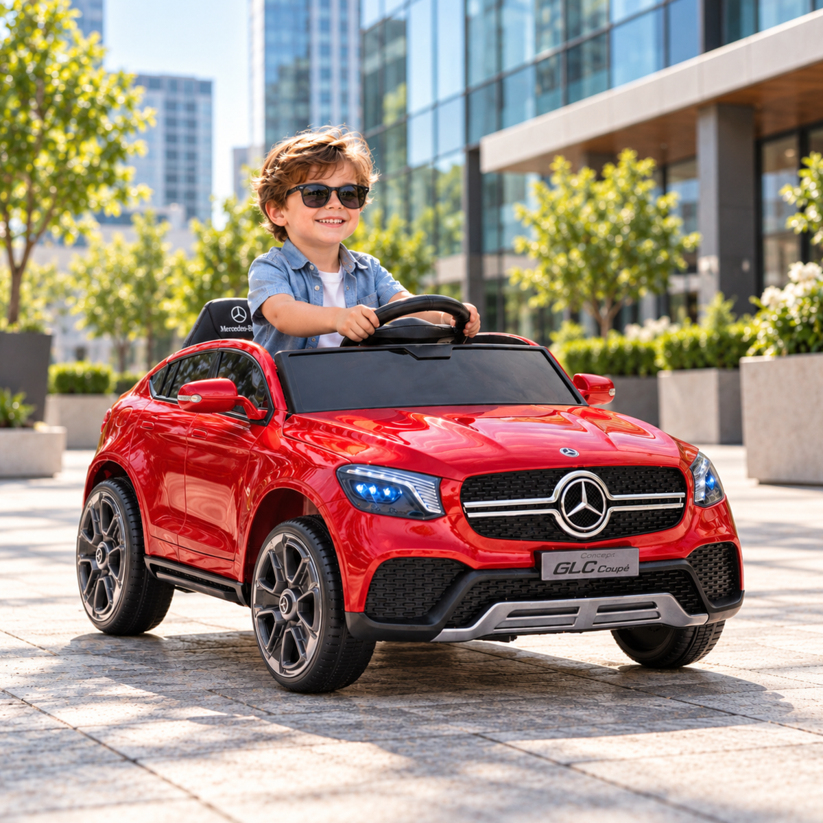 Elbil för barn Mercedes GLC Coupé - Wheelyshop