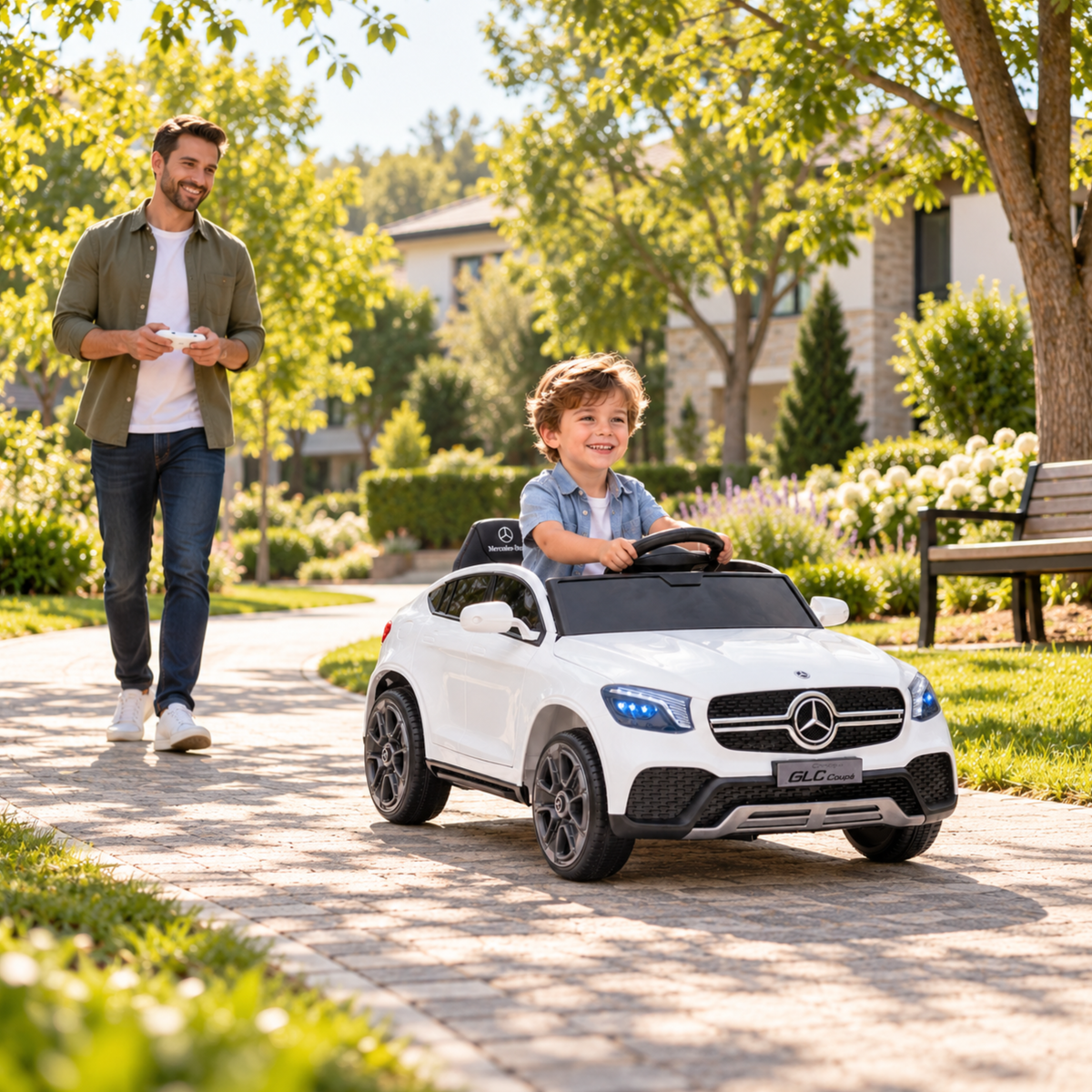 Elbil för barn Mercedes GLC Coupé - Wheelyshop