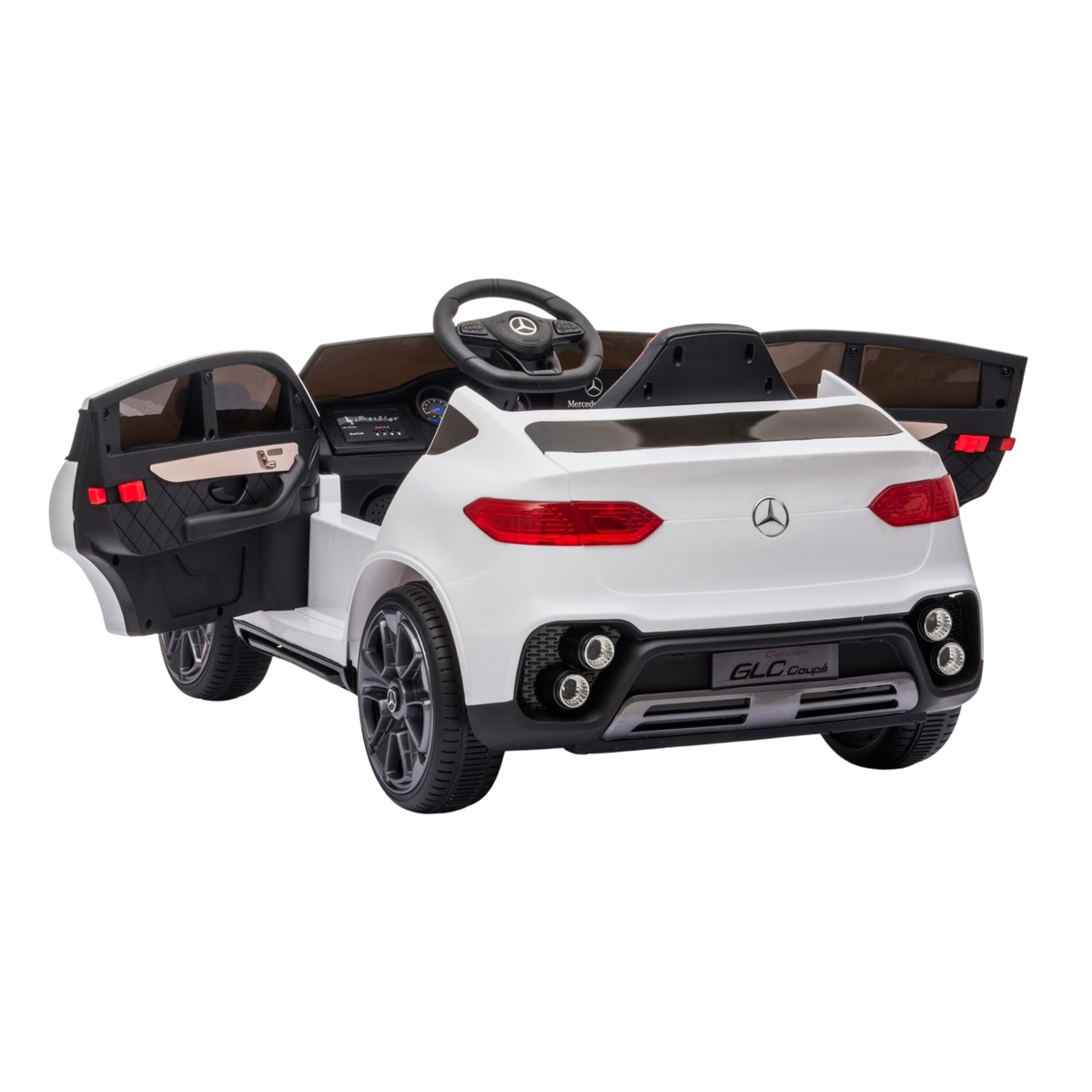 Elbil för barn Mercedes GLC Coupé med en vikt på 12,5 kg – Wheelyshop