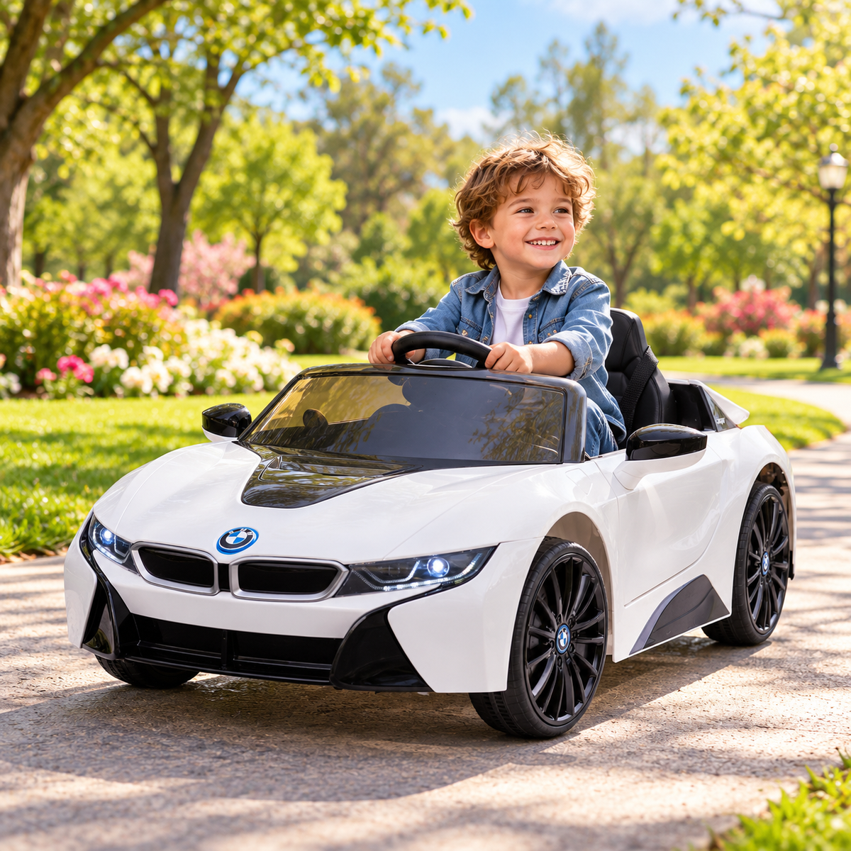 Elbil för barn BMW i8 Coupe - Wheelyshop