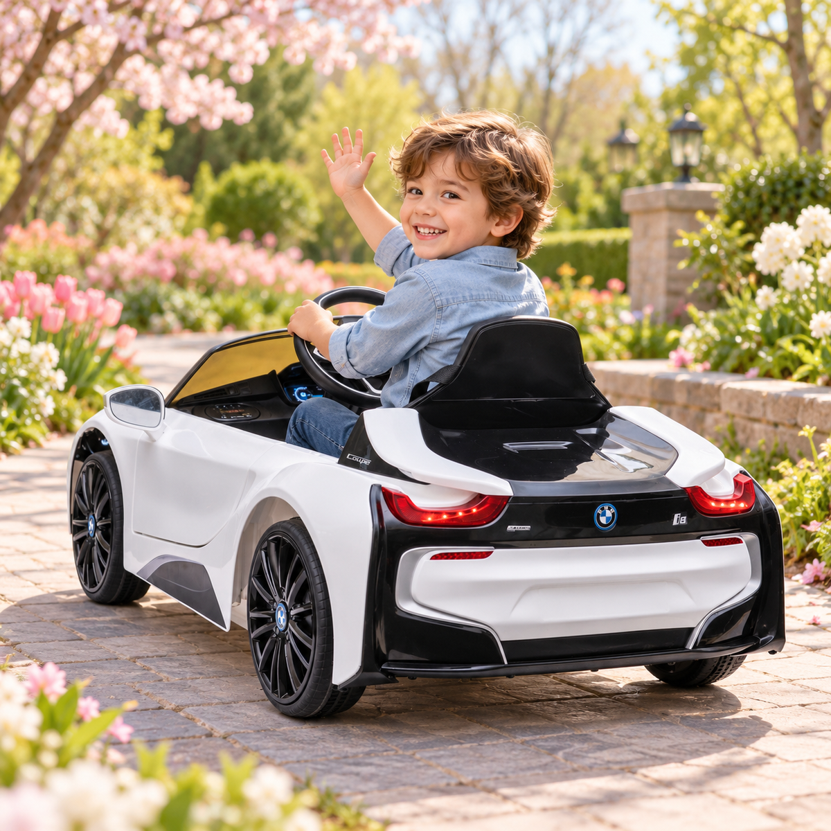 Elbil för barn BMW i8 Coupe - Wheelyshop