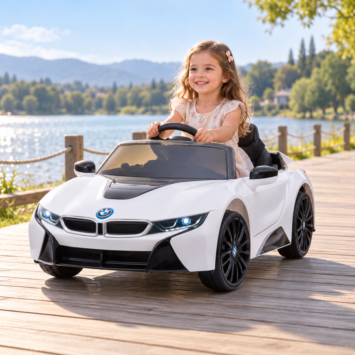 Elbil för barn BMW i8 Coupe - Wheelyshop
