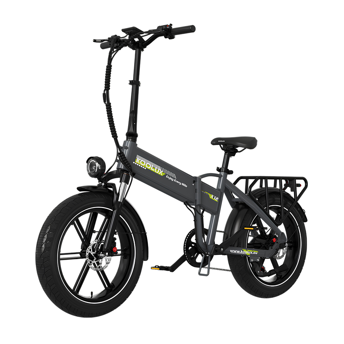 KOOLUX X12 elcykel med 2 st hydrauliska skivbromsar – Wheelyshop