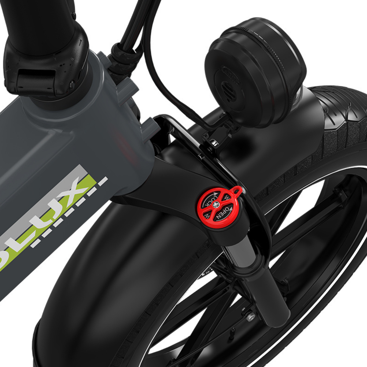 KOOLUX X12 elcykel med elektriskt signalhorn – Wheelyshop