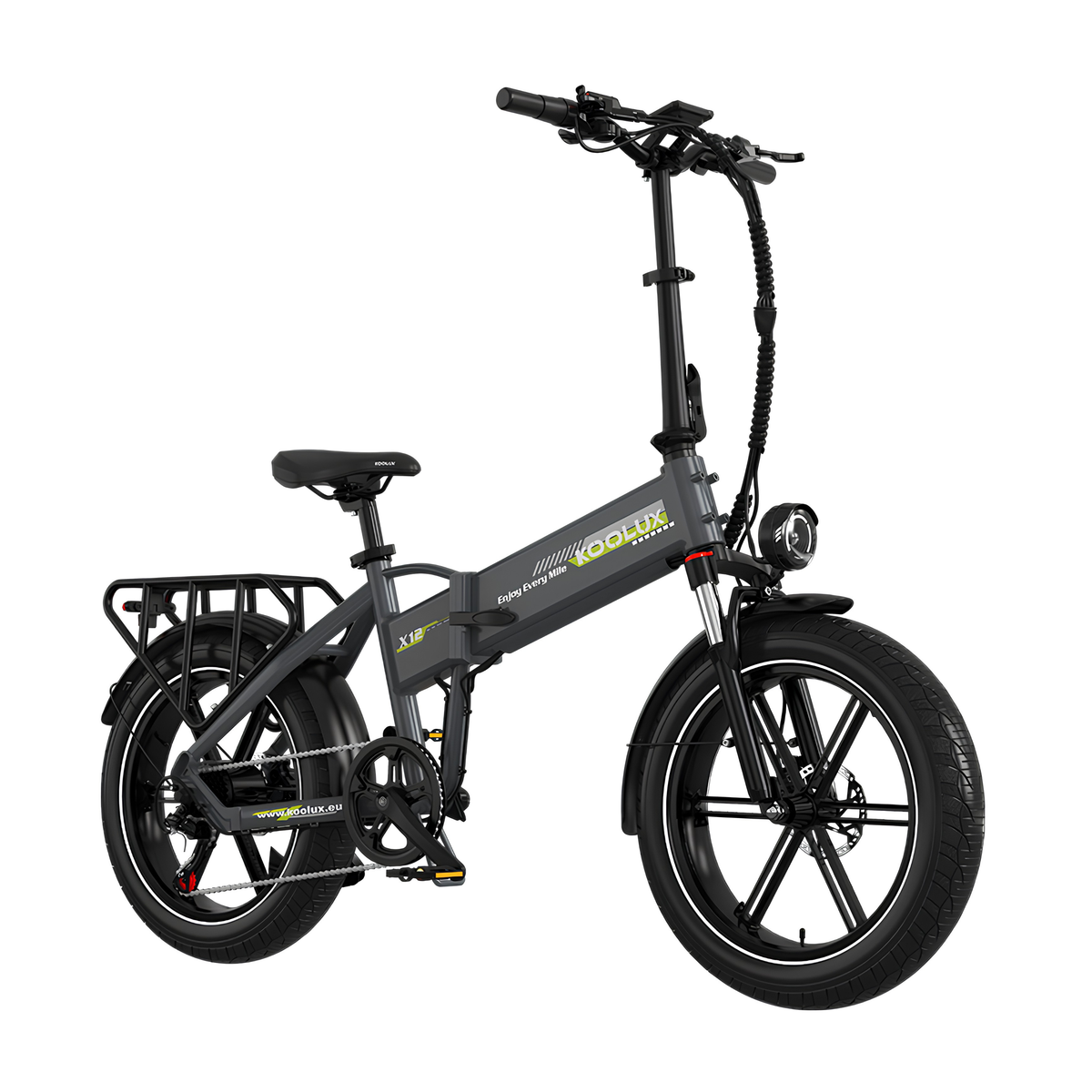 KOOLUX X12 elcykel med 20-tums luftdäck – Wheelyshop