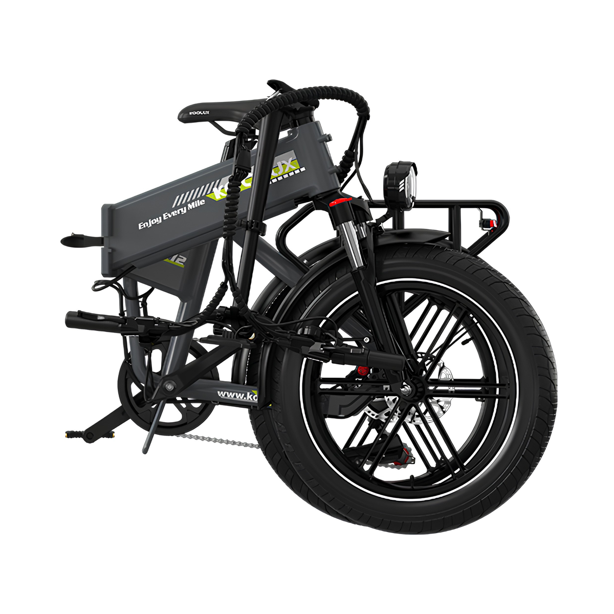 KOOLUX X12 elcykel med fjädring fram – Wheelyshop