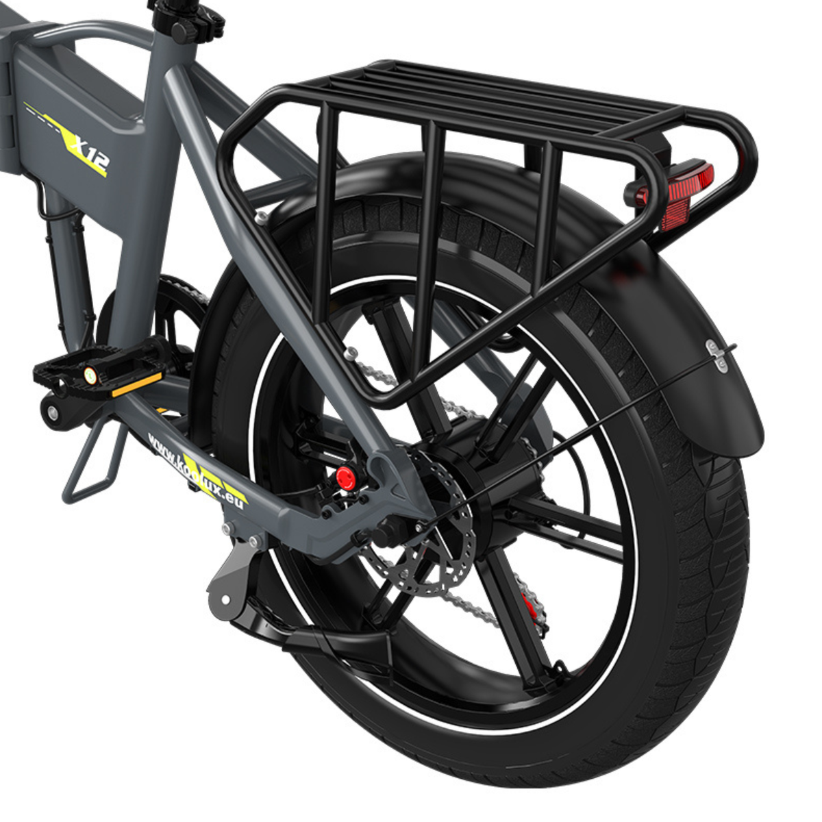 KOOLUX X12 elcykel med appstöd – Wheelyshop
