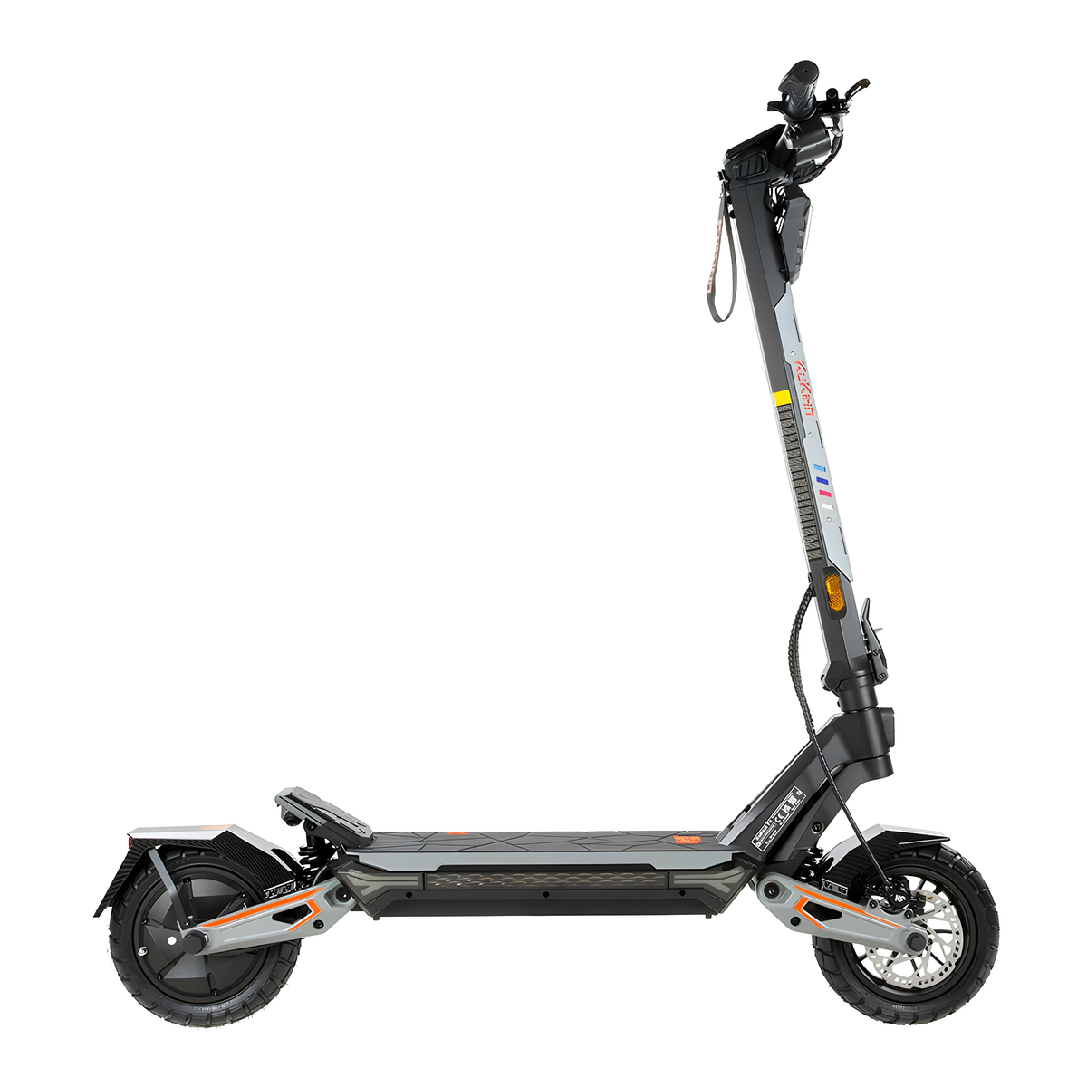 KuKirin T4 elsparkcykel med fjädring fram och bak – Wheelyshop