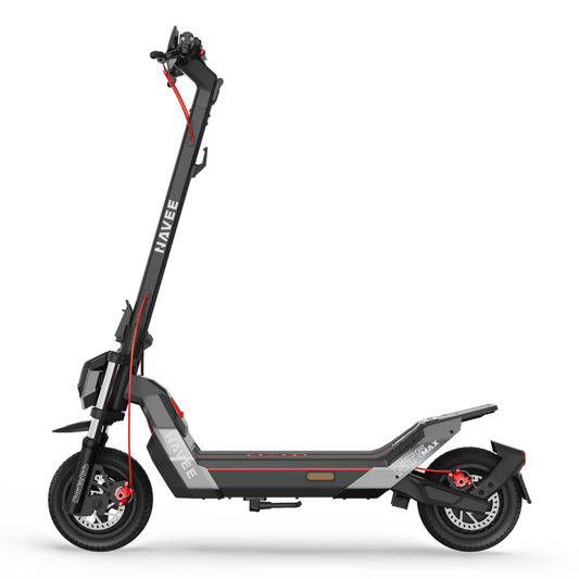 NAVEE NT5 Max elsparkcykel med dubbla stötdämpare fram och bak – Wheelyshop