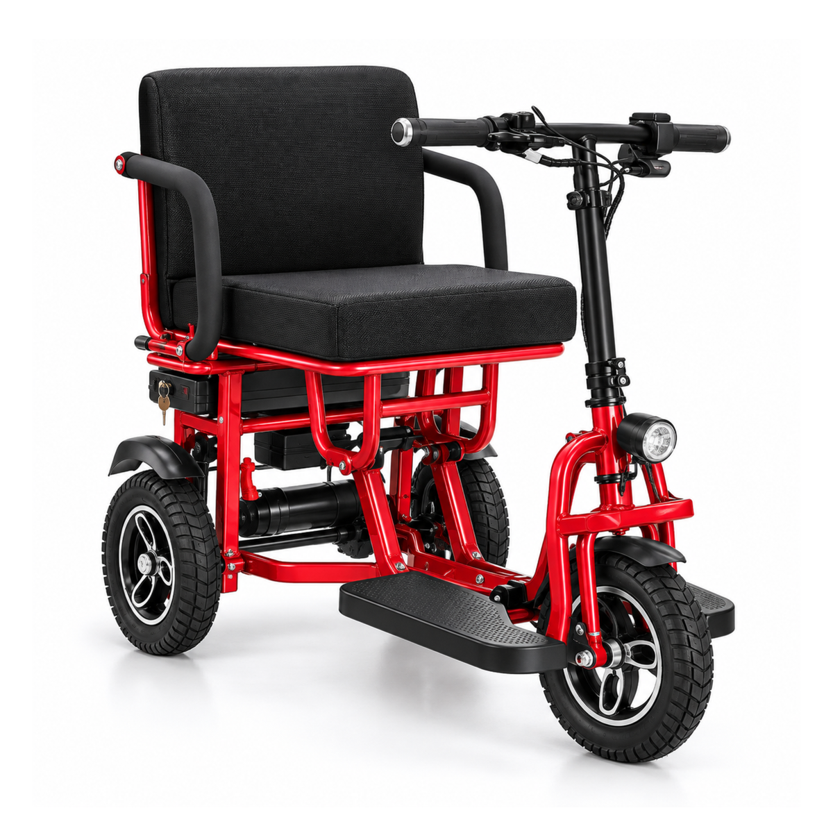 SJGOOD M2 BV FRT MB permobil med luftfyllda 10-tumsdäck – Wheelyshop