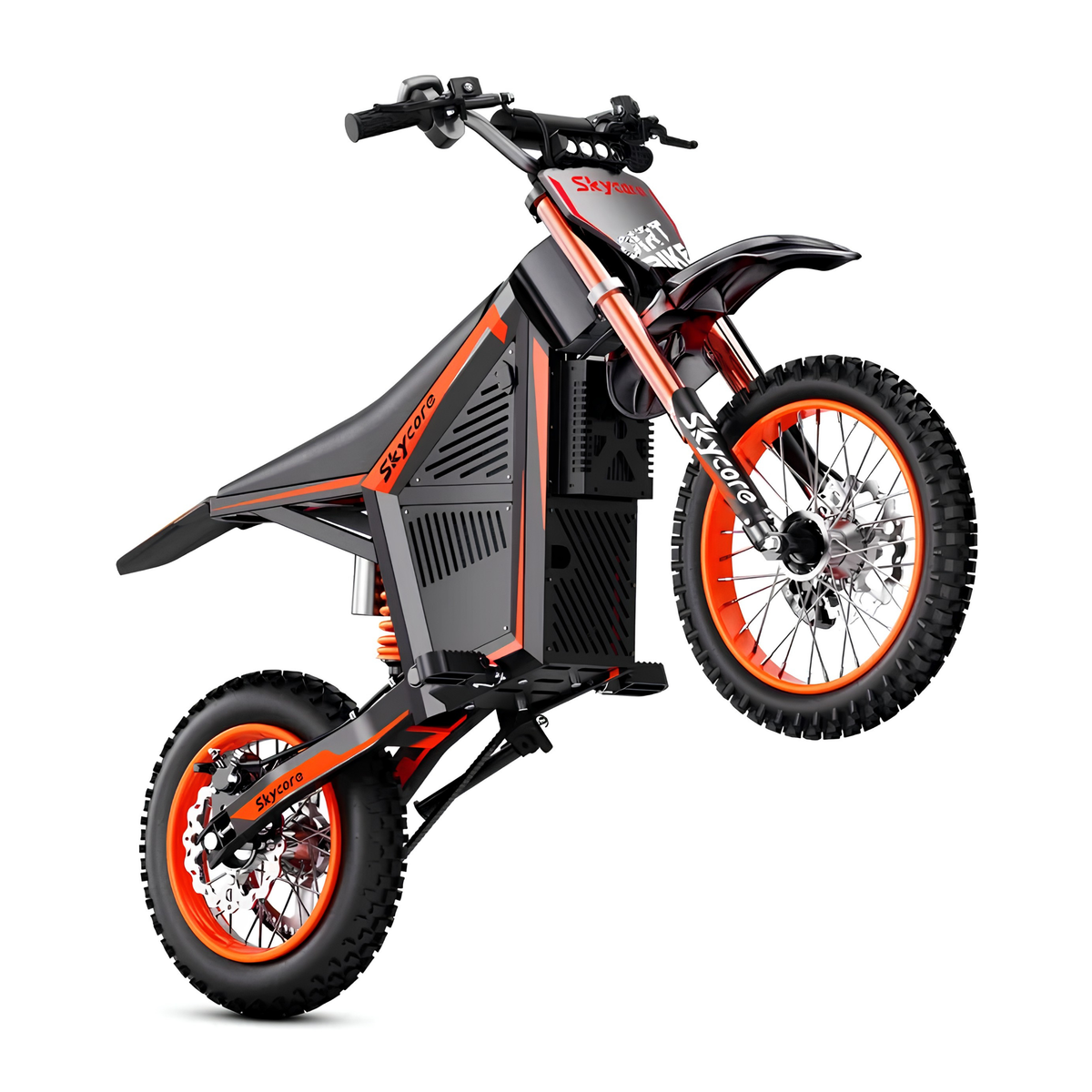 Skycore S11 el-cross med fjädring fram och bak – Wheelyshop
