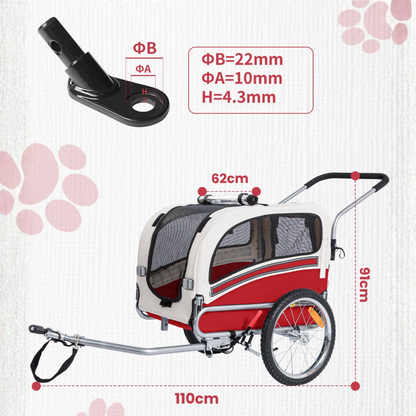 Smart husdjursvagn cykel 20303B