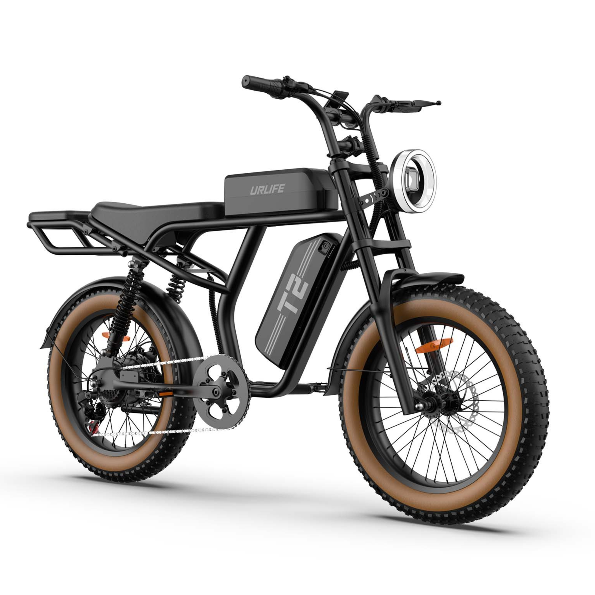 URLIFE T2 elcykel med avtagbart 48V-batteri – Wheelyshop