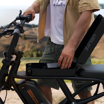 URLIFE T2 elcykel med dubbelfjädring fram och bak – Wheelyshop