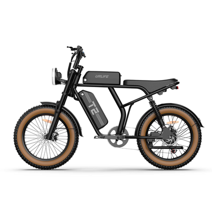 URLIFE T2 elcykel med LED-belysning fram och bak – Wheelyshop
