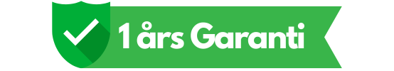 Trygghet på köpet - 1 års garanti ingår