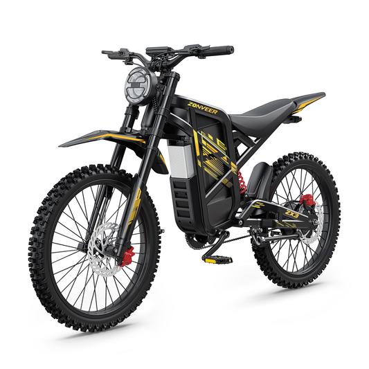 ZONVEER ZX3 elcykel med avtagbart 48V 25Ah litiumbatteri – Wheelyshop