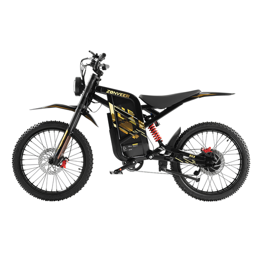 ZONVEER ZX3 elcykel med 1500W motor och 2800W toppeffekt – Wheelyshop