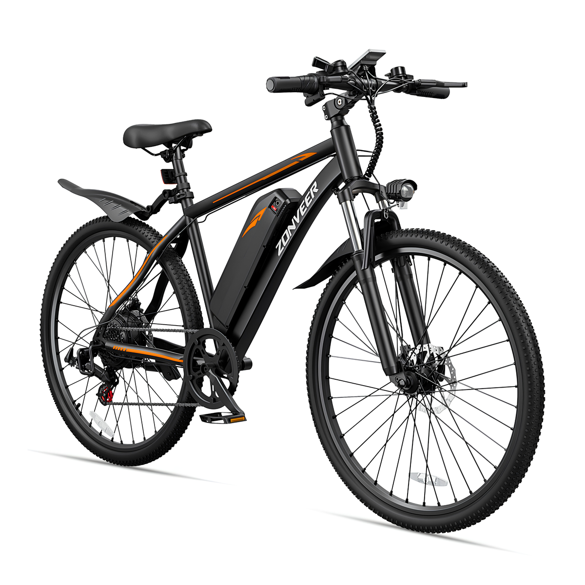 ZONVEER M26 elcykel med avtagbart 36V 10Ah batteri – Wheelyshop
