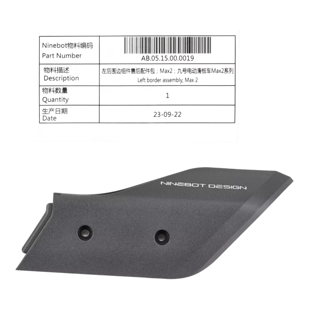 Bakre ramkåpa Ninebot G2 - Reservdel - Wheelyshop