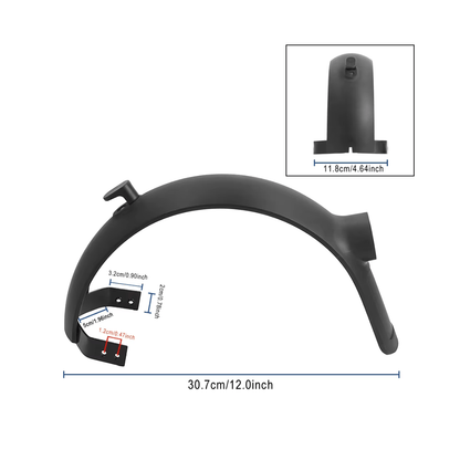 Bakre stänkskärm Xiaomi 4 Ultra - Reservdel - Wheelyshop