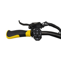 Blinkers- & signalreglage för TEVERUN Blade Mini/Mini Ultra/Pro på ett styre i närbild