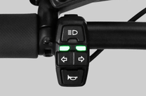 Handtag och reglage på styret till BOYUEDA Q7 PRO MAX