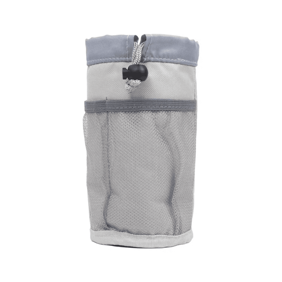 Flaskhållare Bag Edition i grått, sedd framifrån