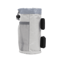 Flaskhållare Bag Edition i grått, sedd från sidan