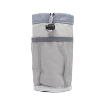 Flaskhållare Bag Edition i grått, sedd framifrån